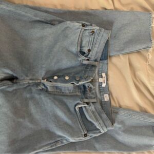 Re/Done Light Blue Ankle Jeans